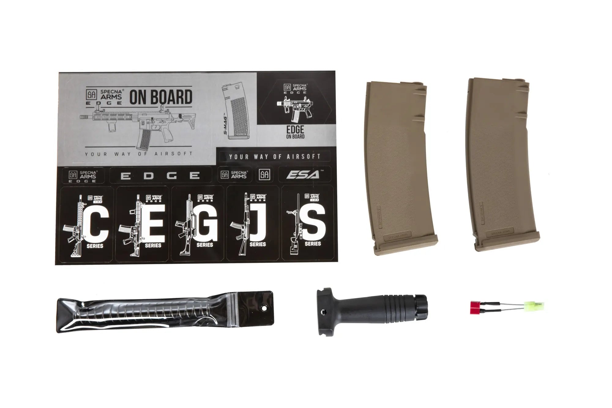 Daniel Defense M4A1 SA-E26 EDGE HAL ETU Airsoft gun, Bronze