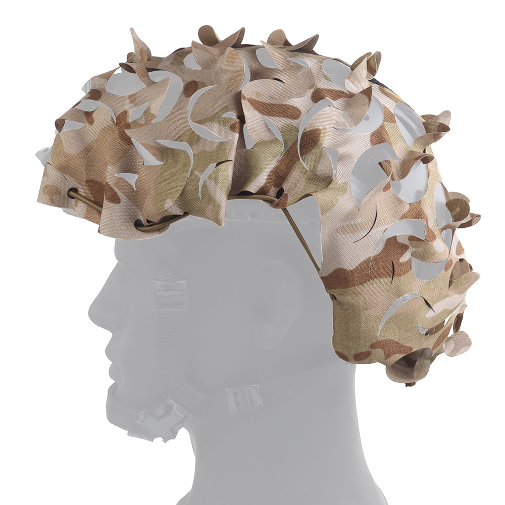 Universal helmet masking Laser Cut Cover Multicam Arid