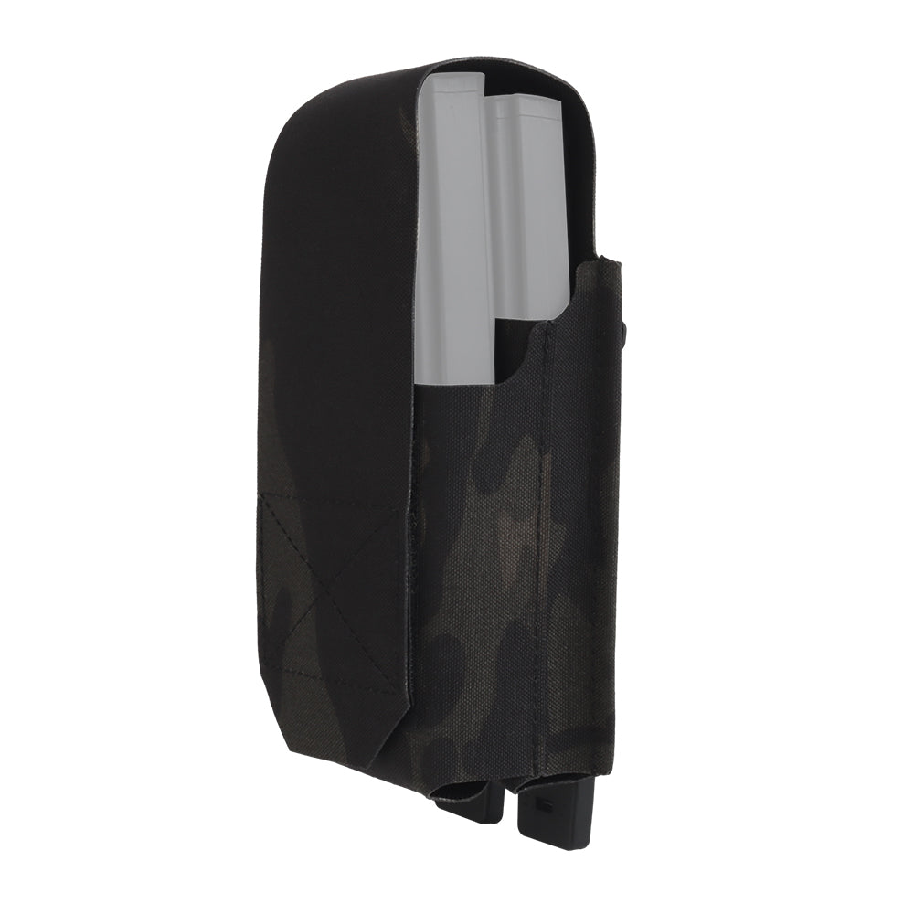 Wosport double magazine pouch Flip Pouch Multicam Black
