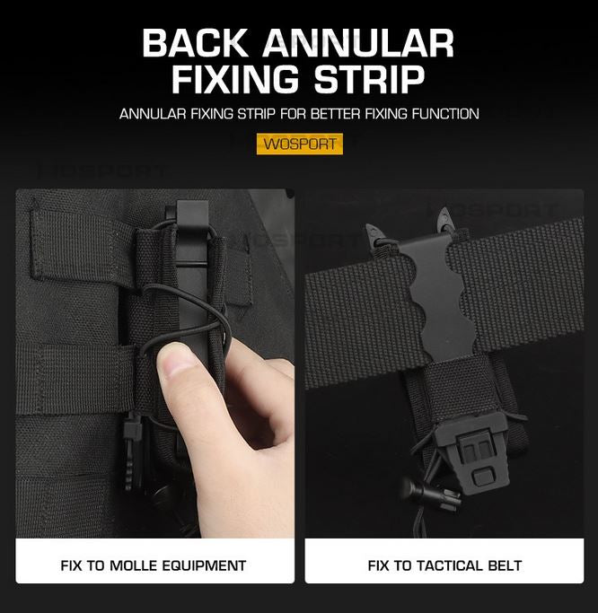 WST Tiger Type 9mm Magazine Molle Pouch - Coyote Home > All products > Airsoft equipment and guns cases > Pouches, pockets, discarders > Pistol trays pisses Wosport