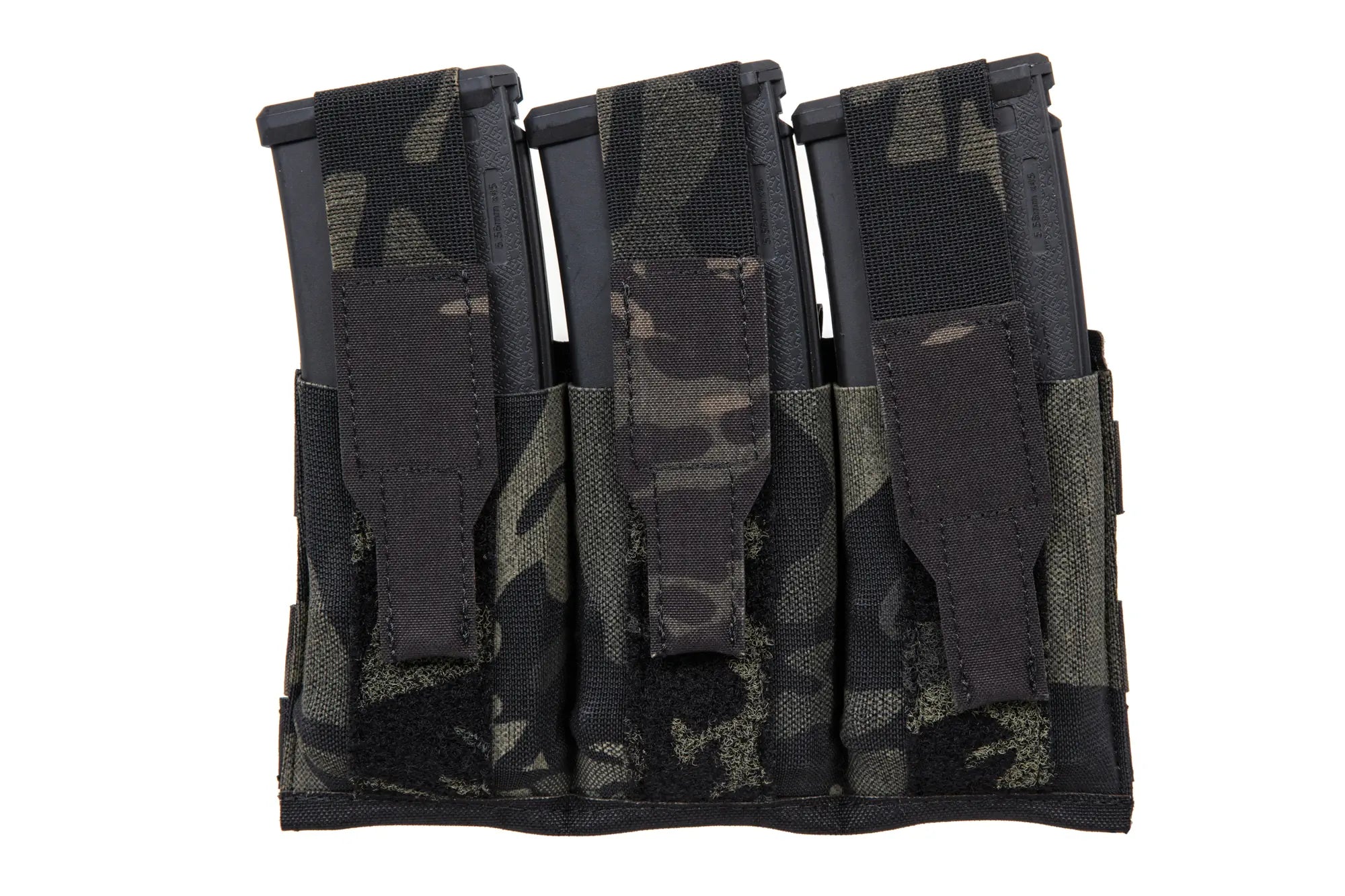 Triple magazine loader with flap - MultiCam black