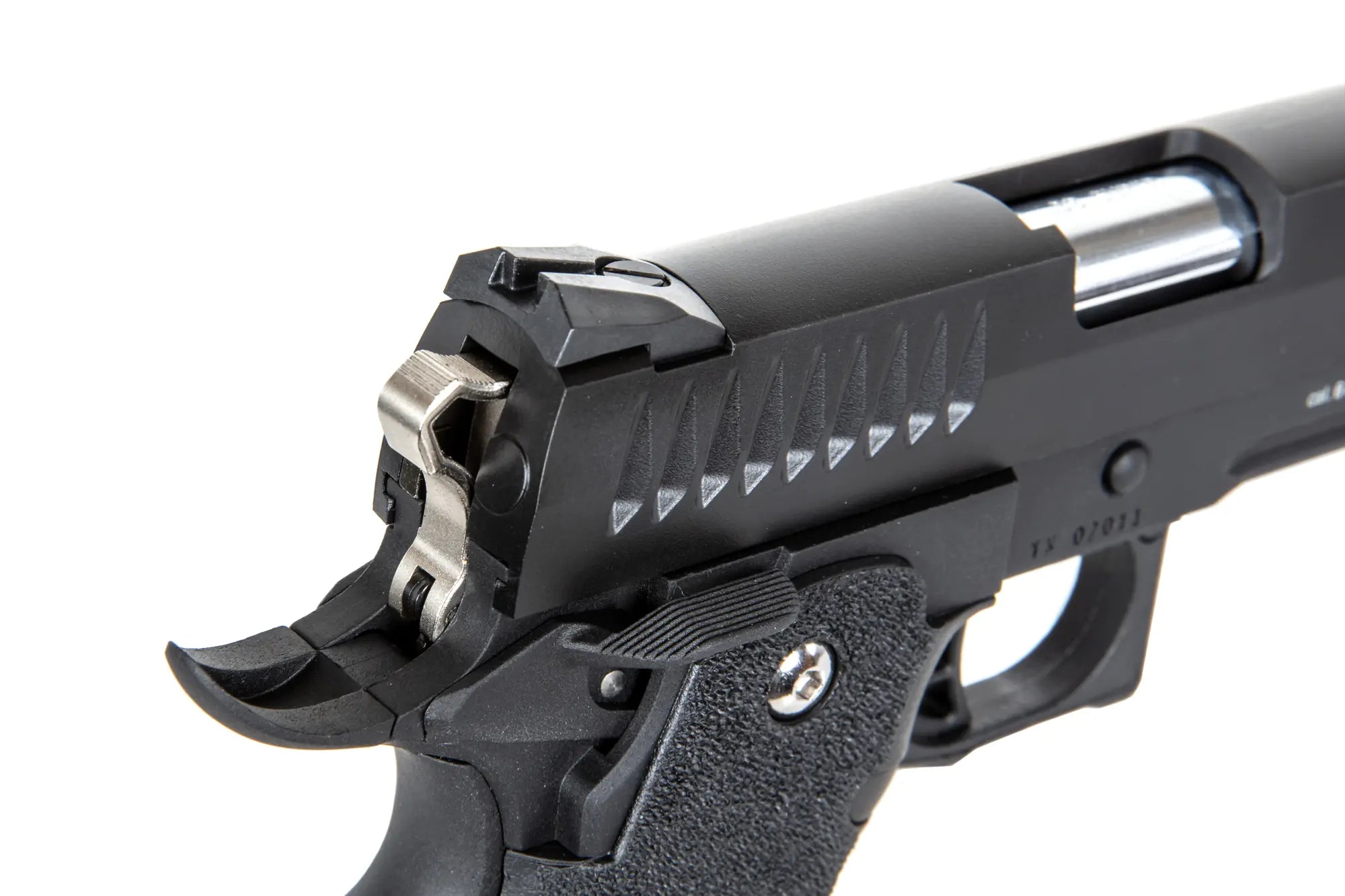 Airsoft Gas Pistol Modify Trinity Hi-Capa 5.1 nylon slide Black-2