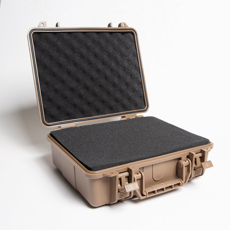 FMA Transport Plastic Case with Padding - Tan
