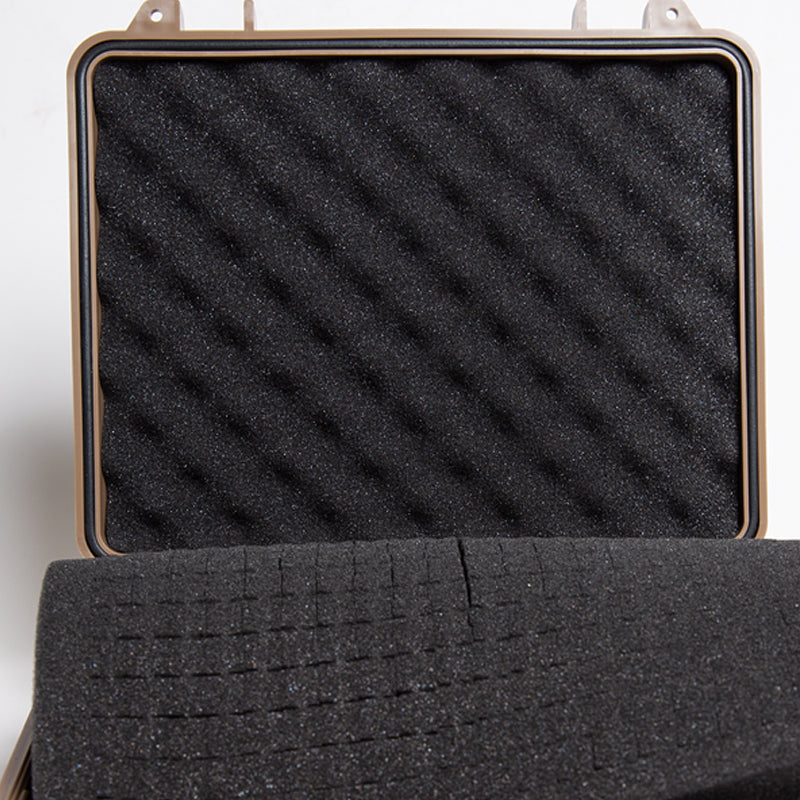 FMA Transport Plastic Case with Padding - Tan