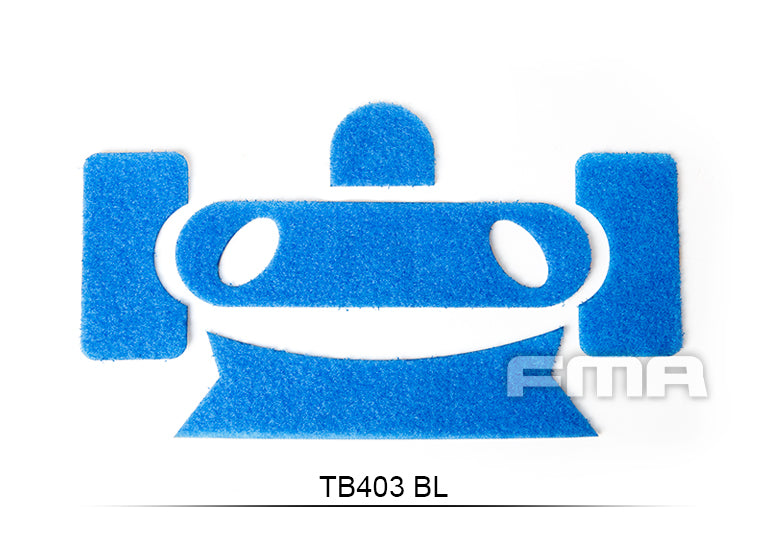 FMA Adhesive Velcro Panels PJ Blue for Helmet