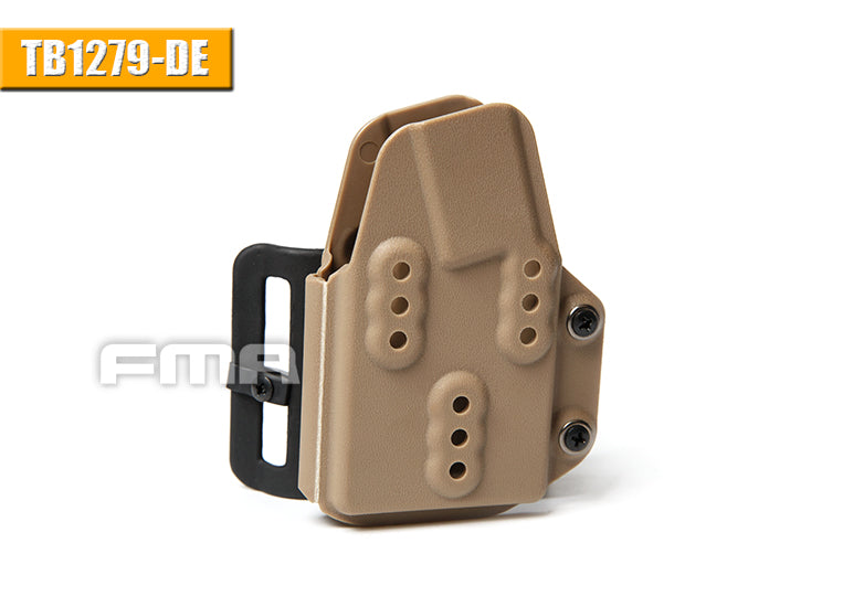 FMA Kydex AR15 Magazine Carrier Tan Compact