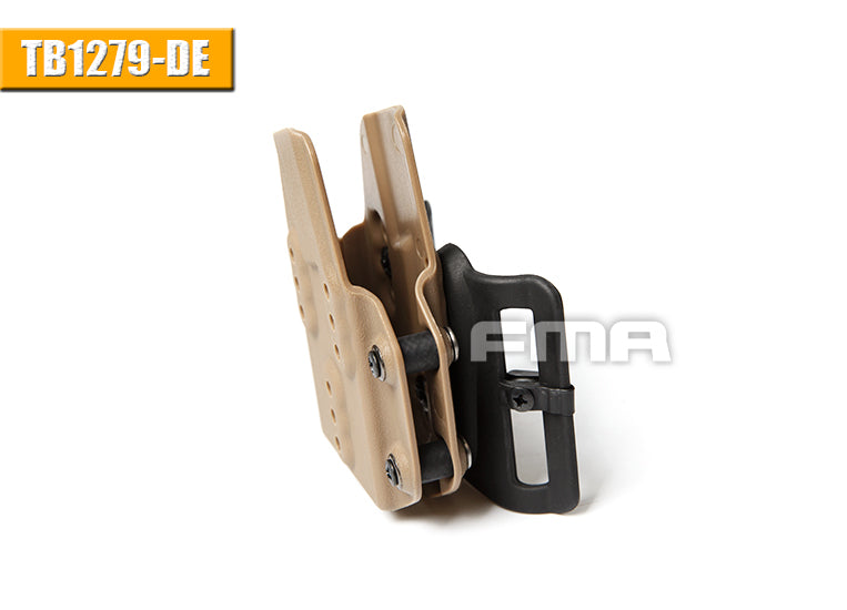 FMA Kydex AR15 Magazine Carrier Tan Compact