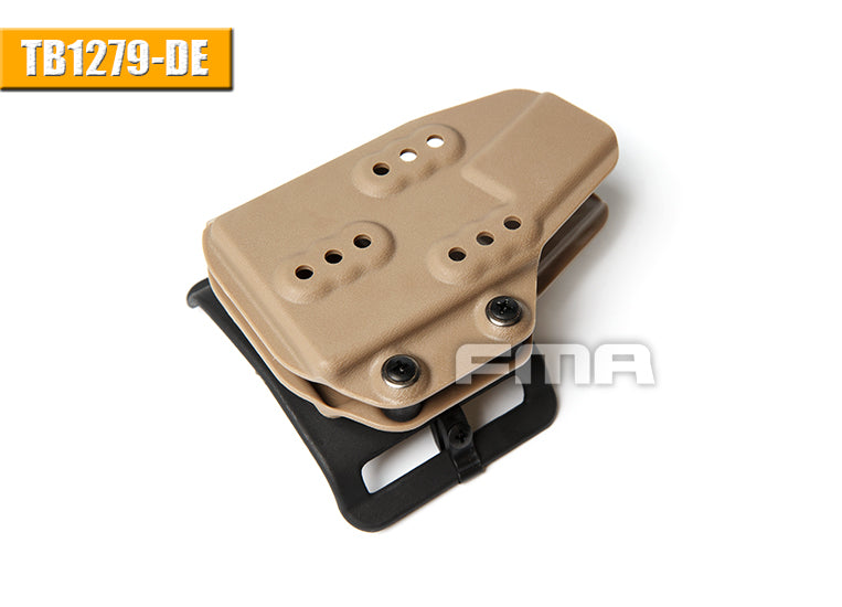 FMA Kydex AR15 Magazine Carrier Tan Compact