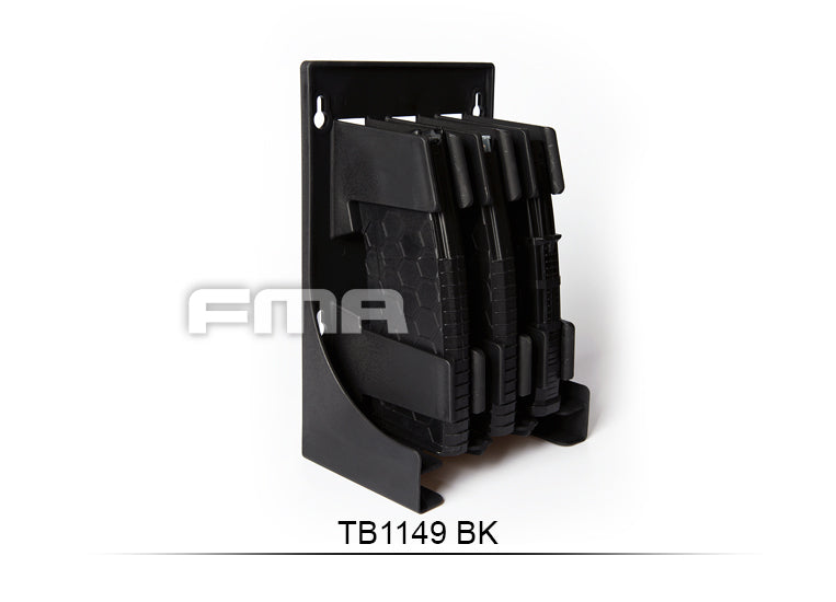 FMA Stand / Storage for 3 Magazines M4 / AR15 - Black