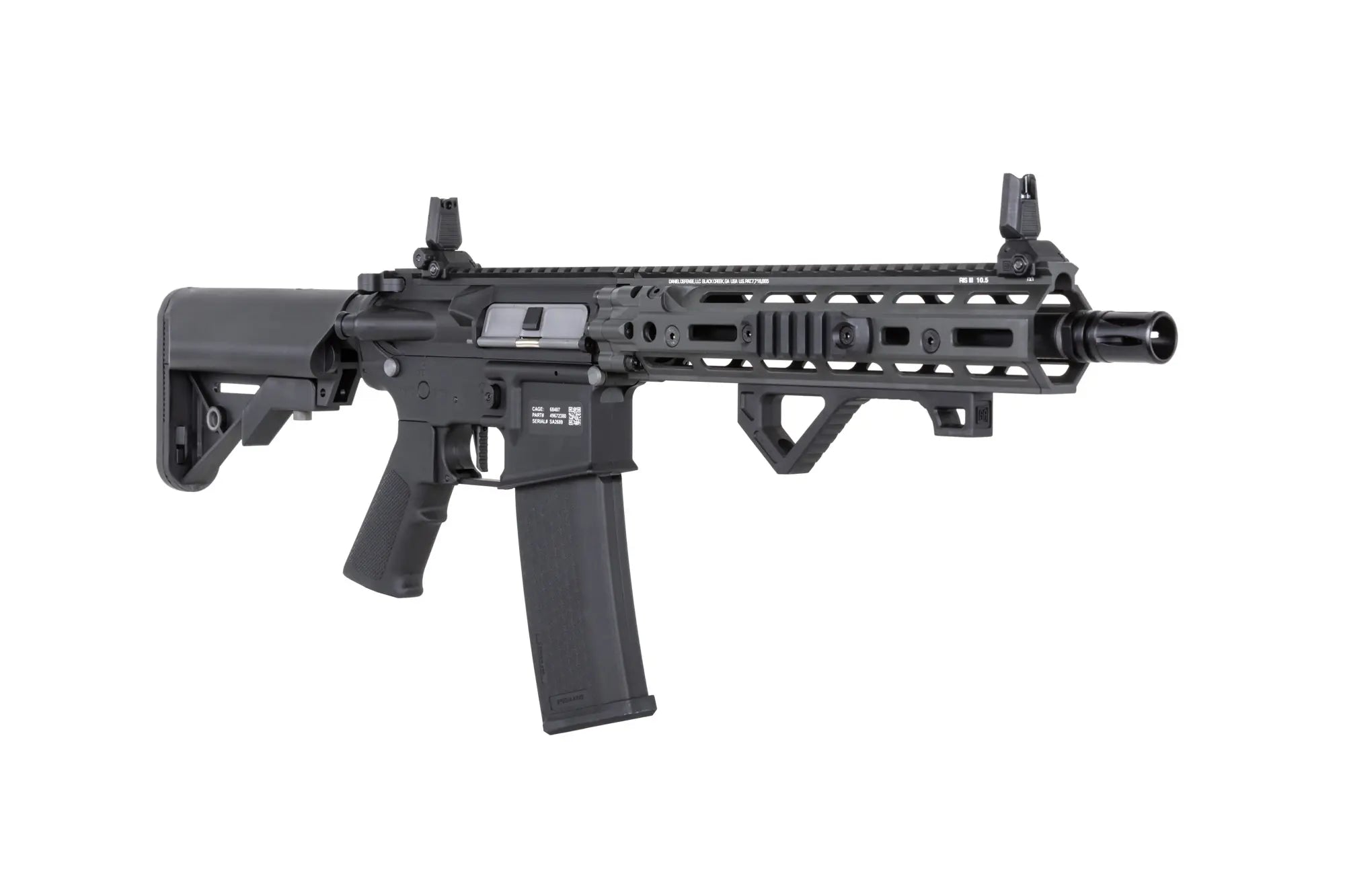 Specna Arms Daniel Defense® RIS III 10.5'' SA-C27 CORE™ HAL ETU™ Gen.2 Grey airsoft Carbine-5