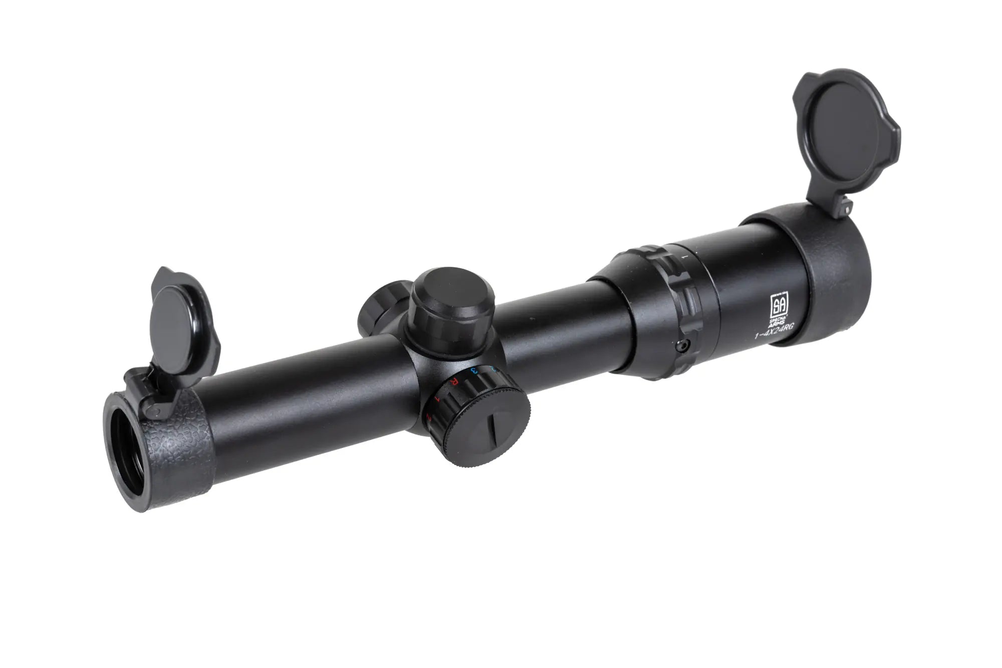 Specna Arms CORE™ Rifle Scope 1-4X24RG Black-1