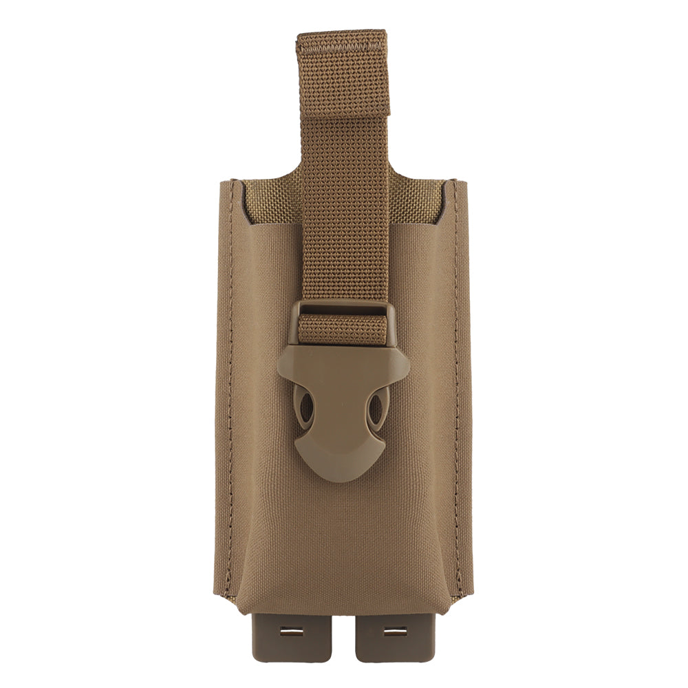Wosport magazine pouch Webbing Single Mag Pouch Coyote Brown-2