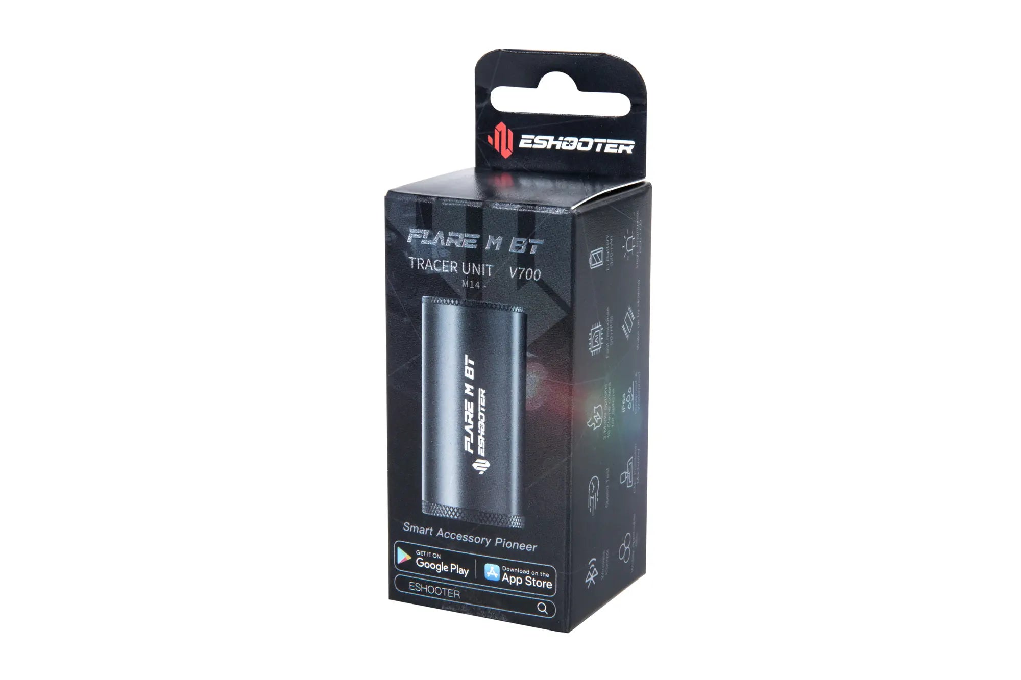 Tracer E-Shooter FLARE M BT Silencer Black-1