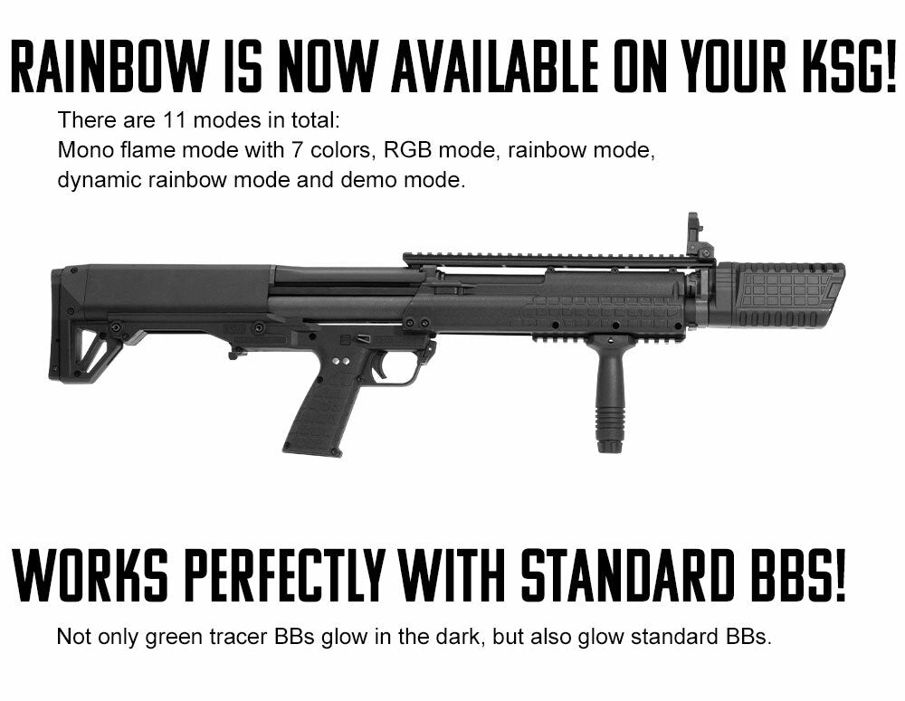 QUARK K (BIFROST) Tracer Unit with Flashlight for Marui KSG