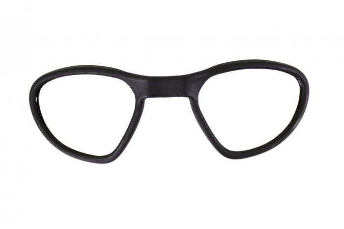 NUPROL Safety Glasses BATTLE PRO'S (with Insert), Clear Lens - Black
