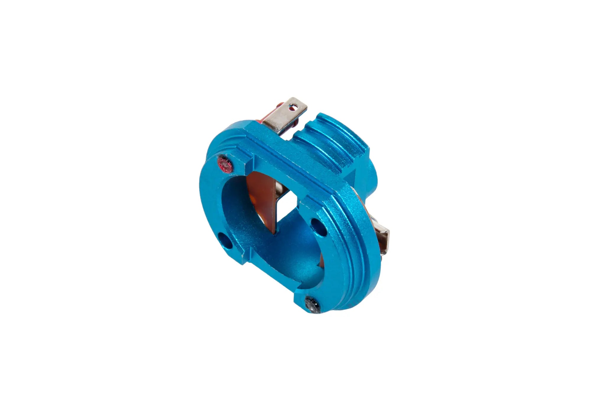 Aluminum lower motor cover Dark Matter Blue