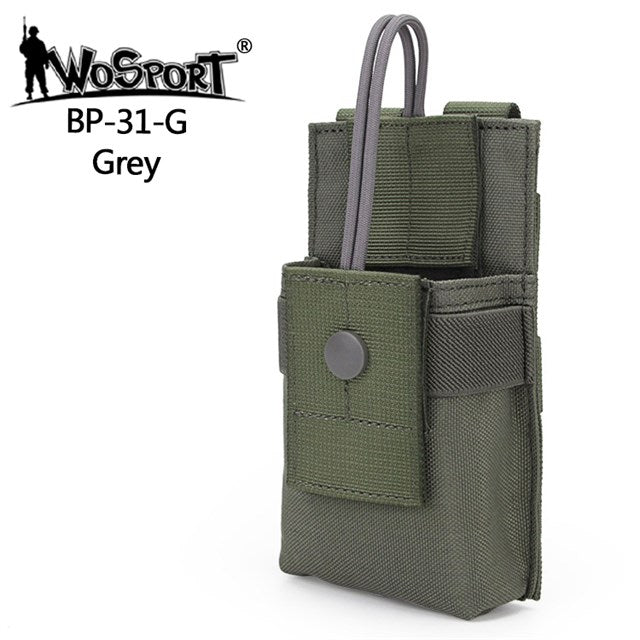 MOLLE Small Radio Pouch - Grey Home > All products > Airsoft equipment and guns cases > Pouches, pockets, discarders > The catfish and bushings for the radios Wosport