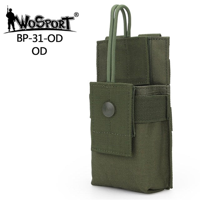MOLLE Small Radio Pouch - Olive Home > All products > Airsoft equipment and guns cases > Pouches, pockets, discarders > The catfish and bushings for the radios Wosport