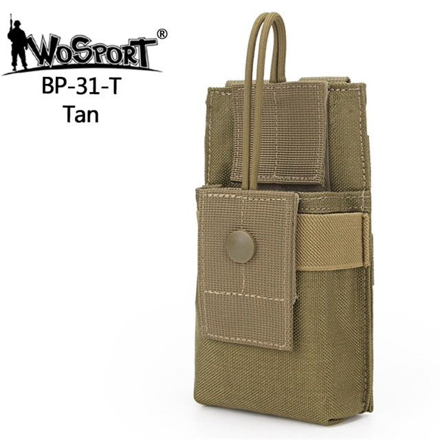 MOLLE Small Radio Pouch - TAN Home > All products > Airsoft equipment and guns cases > Pouches, pockets, discarders > The catfish and bushings for the radios Wosport