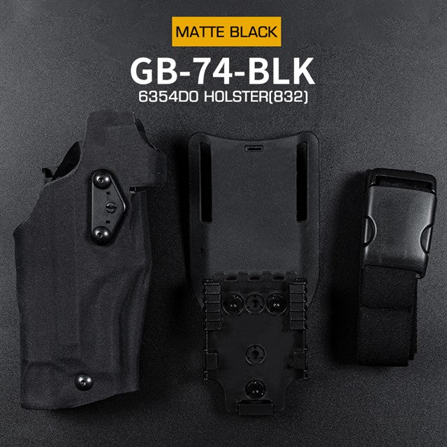 Holster Glock 17 with X300 Flashlight - Black