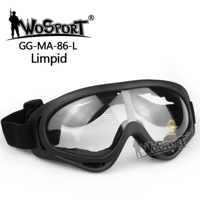 Antiglare Goggles MA-86, Black - Clear Home > All products > Airsoft equipment and guns cases > Goggles and masks on airsoft > Goggles on Airsoft Wosport