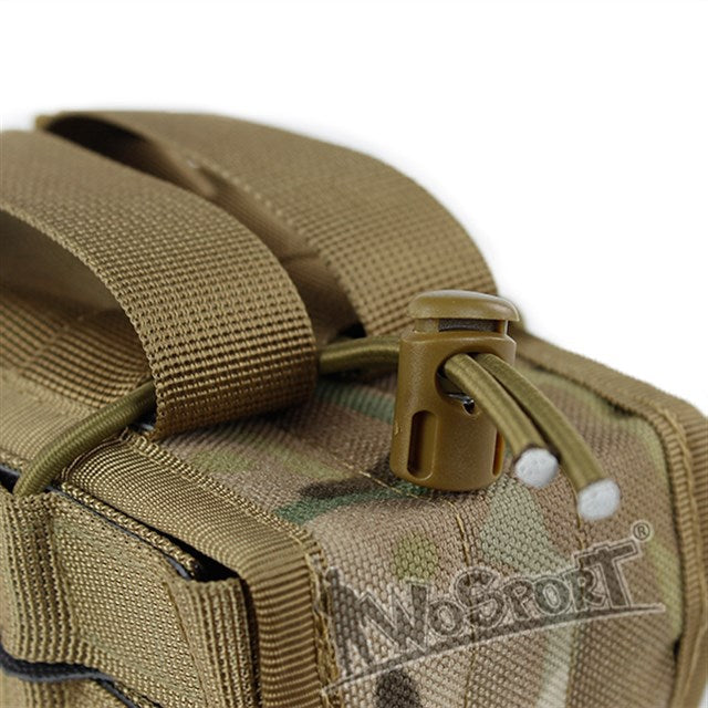 Open double M4 mag pouch - Olive