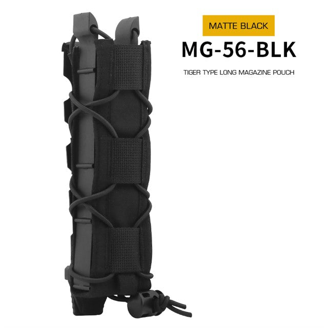 Tiger Type Long Magazine Pouch for MP5 - Black Home > All products > Airsoft equipment and guns cases > Pouches, pockets, discarders > Pouches for rifle trays > Pouches for magazines for SMG (MP5/MP7) Wosport