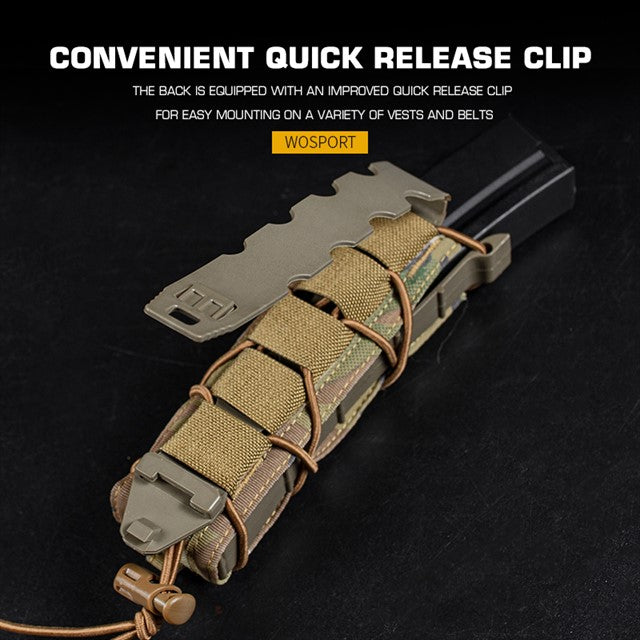 Tiger Type Long Magazine Pouch for MP5 - Black Home > All products > Airsoft equipment and guns cases > Pouches, pockets, discarders > Pouches for rifle trays > Pouches for magazines for SMG (MP5/MP7) Wosport