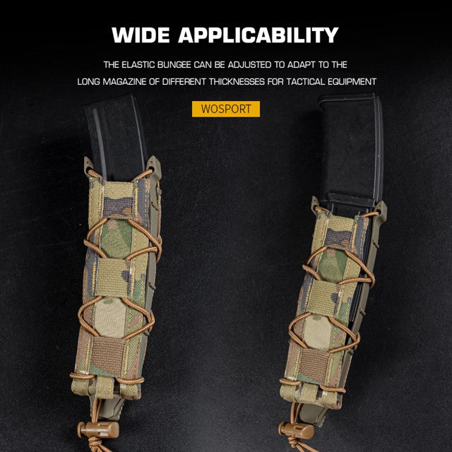 Tiger Type Long Magazine Pouch for MP5 - MC Home > All products > Airsoft equipment and guns cases > Pouches, pockets, discarders > Pouches for rifle trays > Pouches for magazines for SMG (MP5/MP7) Wosport