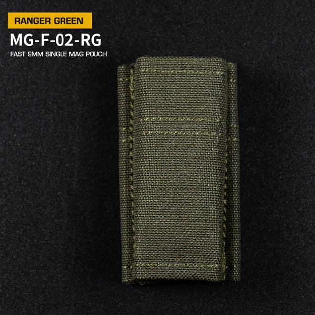 FAST Type 9mm Magazine Pouch - Ranger Green Home > All products > Airsoft equipment and guns cases > Pouches, pockets, discarders > Pistol trays pisses Wosport