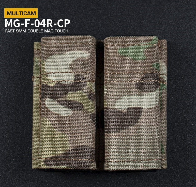 FAST Type Double 9mm Magazine Pouch - MC Home > All products > Airsoft equipment and guns cases > Pouches, pockets, discarders > Pistol trays pisses Wosport