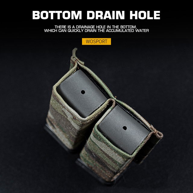 FAST Type Double 9mm Magazine Pouch - MC Home > All products > Airsoft equipment and guns cases > Pouches, pockets, discarders > Pistol trays pisses Wosport