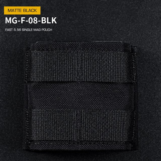 FAST Type Single 5.56 Magazine Pouch (Short) - Black Home > All products > Airsoft equipment and guns cases > Pouches, pockets, discarders > Pouches for rifle trays > Pouches for storage Mid-cap Magazines for 5.56 (M4/M16) Wosport