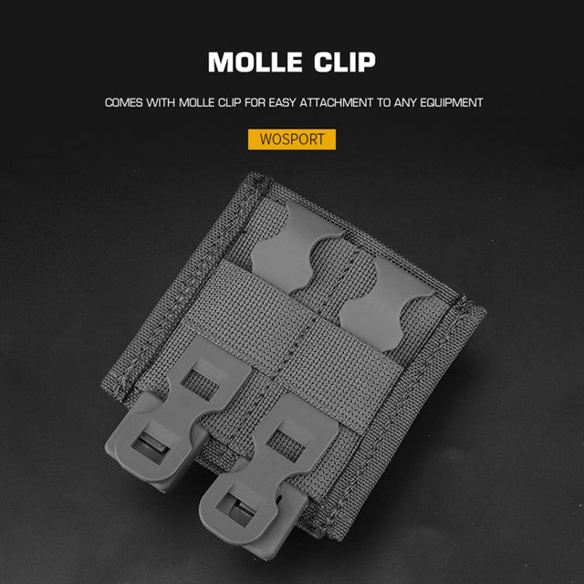 FAST Type Single 5.56 Magazine Pouch (Short) - Coyote Home > All products > Airsoft equipment and guns cases > Pouches, pockets, discarders > Pouches for rifle trays > Pouches for storage Mid-cap Magazines for 5.56 (M4/M16) Wosport