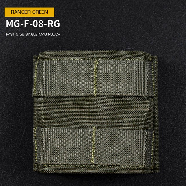 FAST Type Single 5.56 Magazine Pouch (Short) - Ranger Green Home > All products > Airsoft equipment and guns cases > Pouches, pockets, discarders > Pouches for rifle trays > Pouches for storage Mid-cap Magazines for 5.56 (M4/M16) Wosport