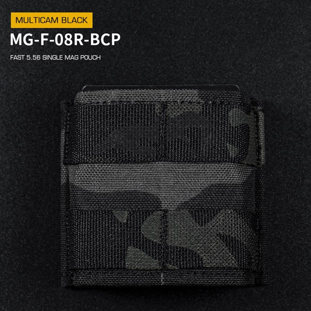 FAST Type Single 5.56 Magazine Pouch (Short) - MC Black Home > All products > Airsoft equipment and guns cases > Pouches, pockets, discarders > Pouches for rifle trays > Pouches for storage Mid-cap Magazines for 5.56 (M4/M16) Wosport