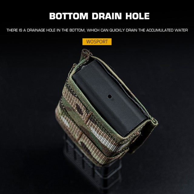 FAST Type Single 5.56 Magazine Pouch (Short) - MC Home > All products > Airsoft equipment and guns cases > Pouches, pockets, discarders > Pouches for rifle trays > Pouches for storage Mid-cap Magazines for 5.56 (M4/M16) Wosport
