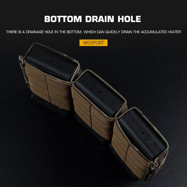 FAST Type Triple 5.56 Magazine Pouch (Medium) - Coyote Home > All products > Airsoft equipment and guns cases > Pouches, pockets, discarders > Pouches for rifle trays > Pouches for storage Mid-cap Magazines for 5.56 (M4/M16) Wosport