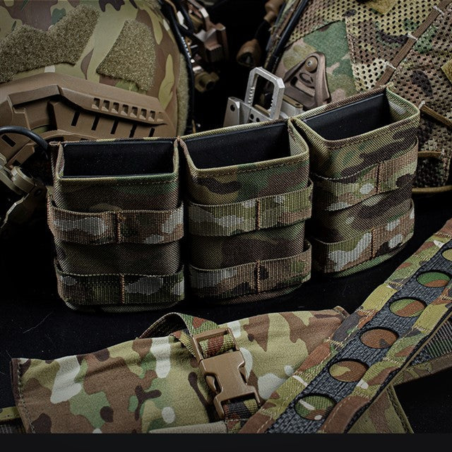 FAST Type Triple 5.56 Magazine Pouch (Medium) - MC Home > All products > Airsoft equipment and guns cases > Pouches, pockets, discarders > Pouches for rifle trays > Pouches for storage Mid-cap Magazines for 5.56 (M4/M16) Wosport