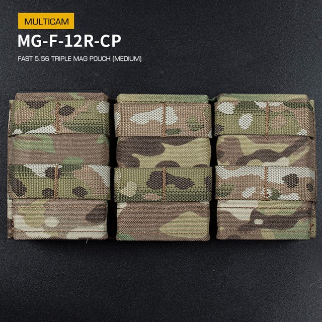 FAST Type Triple 5.56 Magazine Pouch (Medium) - MC Home > All products > Airsoft equipment and guns cases > Pouches, pockets, discarders > Pouches for rifle trays > Pouches for storage Mid-cap Magazines for 5.56 (M4/M16) Wosport