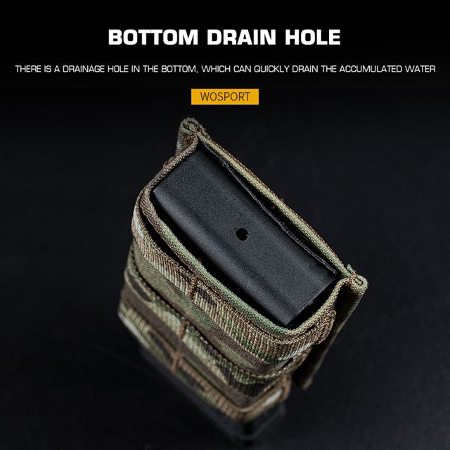 FAST Type Single 5.56 Magazine Pouch (Long) - Coyote Home > All products > Airsoft equipment and guns cases > Pouches, pockets, discarders > Pouches for rifle trays > Pouches for storage Mid-cap Magazines for 5.56 (M4/M16) Wosport