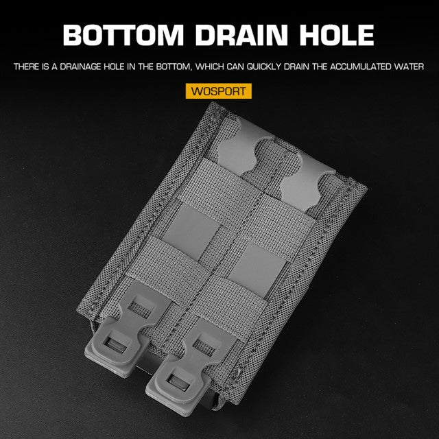 FAST Type Single 7.62 Magazine Pouch for AK - Ranger Green Home > All products > Airsoft equipment and guns cases > Pouches, pockets, discarders > Pouches for rifle trays > Cuts for storage Mid-cap Magazines for 7.62 (AK/417) Wosport