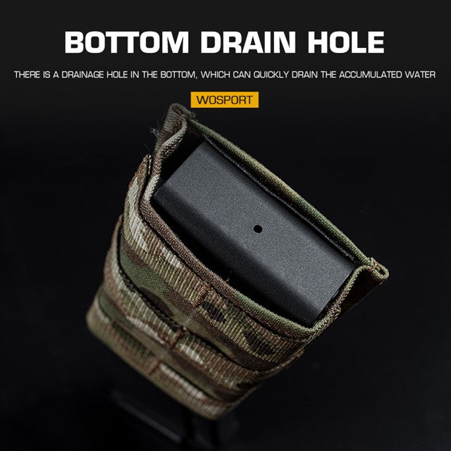 FAST Type Single 7.62 Magazine Pouch for AK - Ranger Green Home > All products > Airsoft equipment and guns cases > Pouches, pockets, discarders > Pouches for rifle trays > Cuts for storage Mid-cap Magazines for 7.62 (AK/417) Wosport
