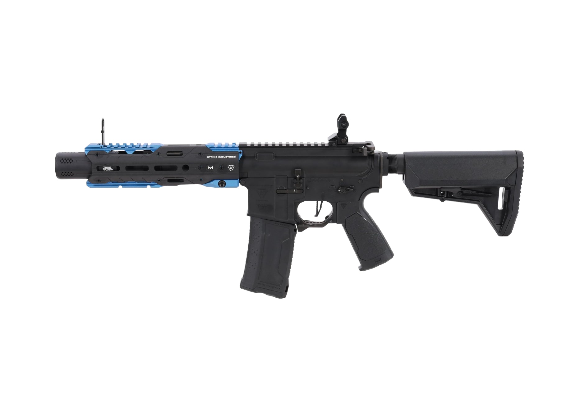 King Arms x Strike Industries Sentinel GRIDLOK® 8.5" Aster SE ETU Black/Blue airsoft Carbine-8