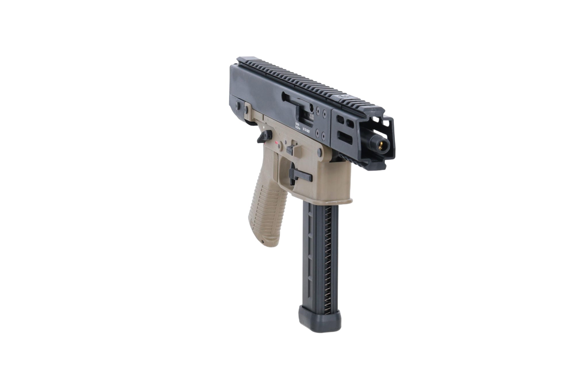 B&T GHM9 Gen.2 airsoft smg - black and tan
