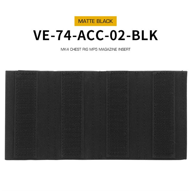MK4 Chest Rig MP5 Magazine Insert - Black Home > All products > Airsoft equipment and guns cases > Pouches, pockets, discarders > Pouches for rifle trays > Pouches for magazines for SMG (MP5/MP7) Wosport