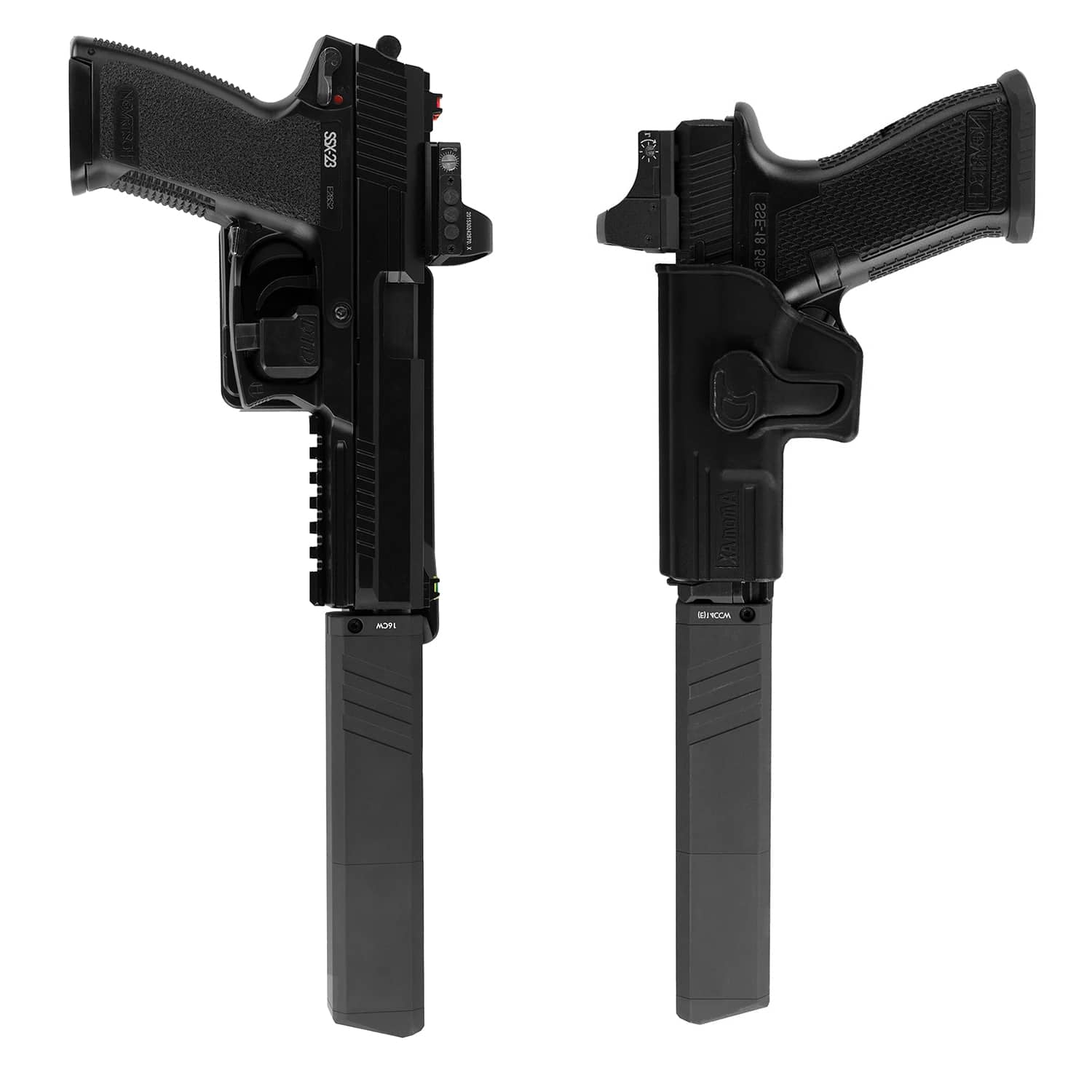Novritsch Modular Mock Suppressor V2 (170 / 110 / 80 mm) - 14mm CCW