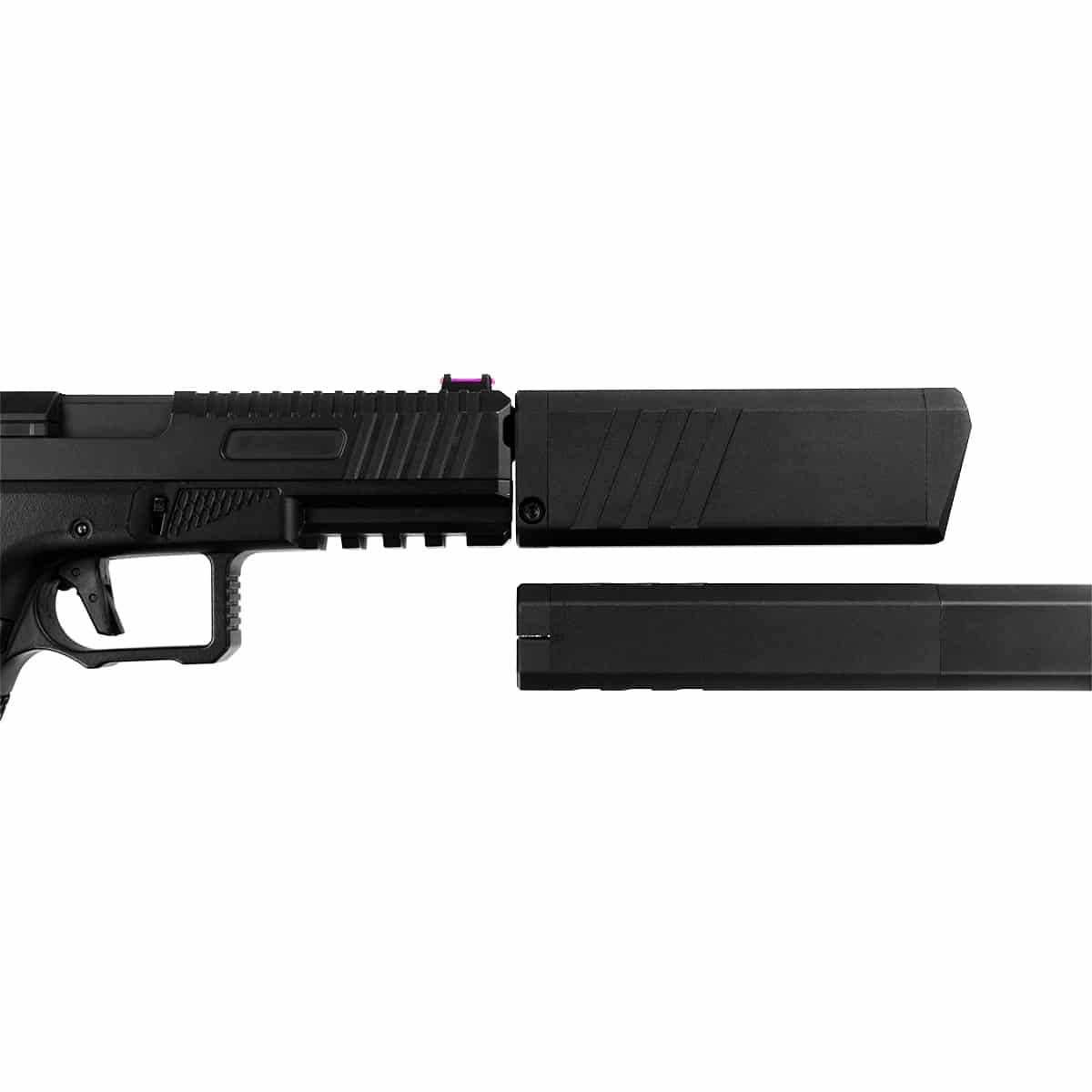 Novritsch Modular Mock Suppressor V2 (170 / 110 / 80 mm) - Clamp (SSP18)
