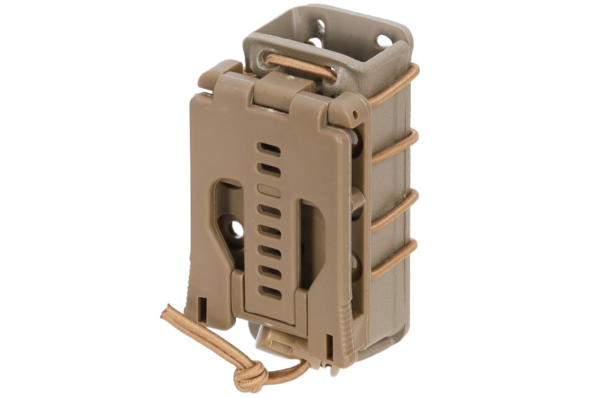SaTac Open V Pistol Magazine Pouch Tan No Flap Design