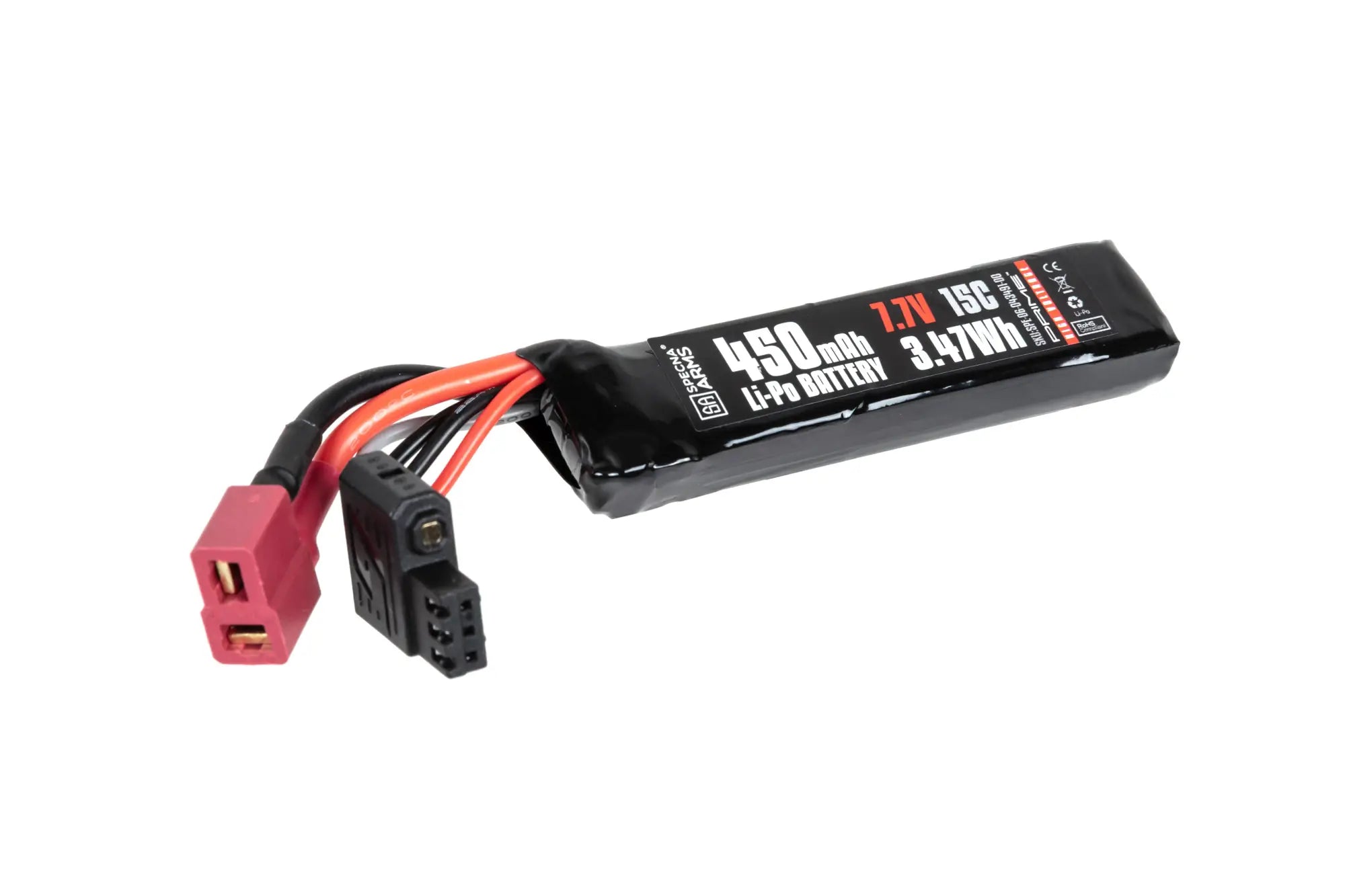 LiPo Battery 450 mAh 15C 7.7V High Voltage T-Deans G-Tech